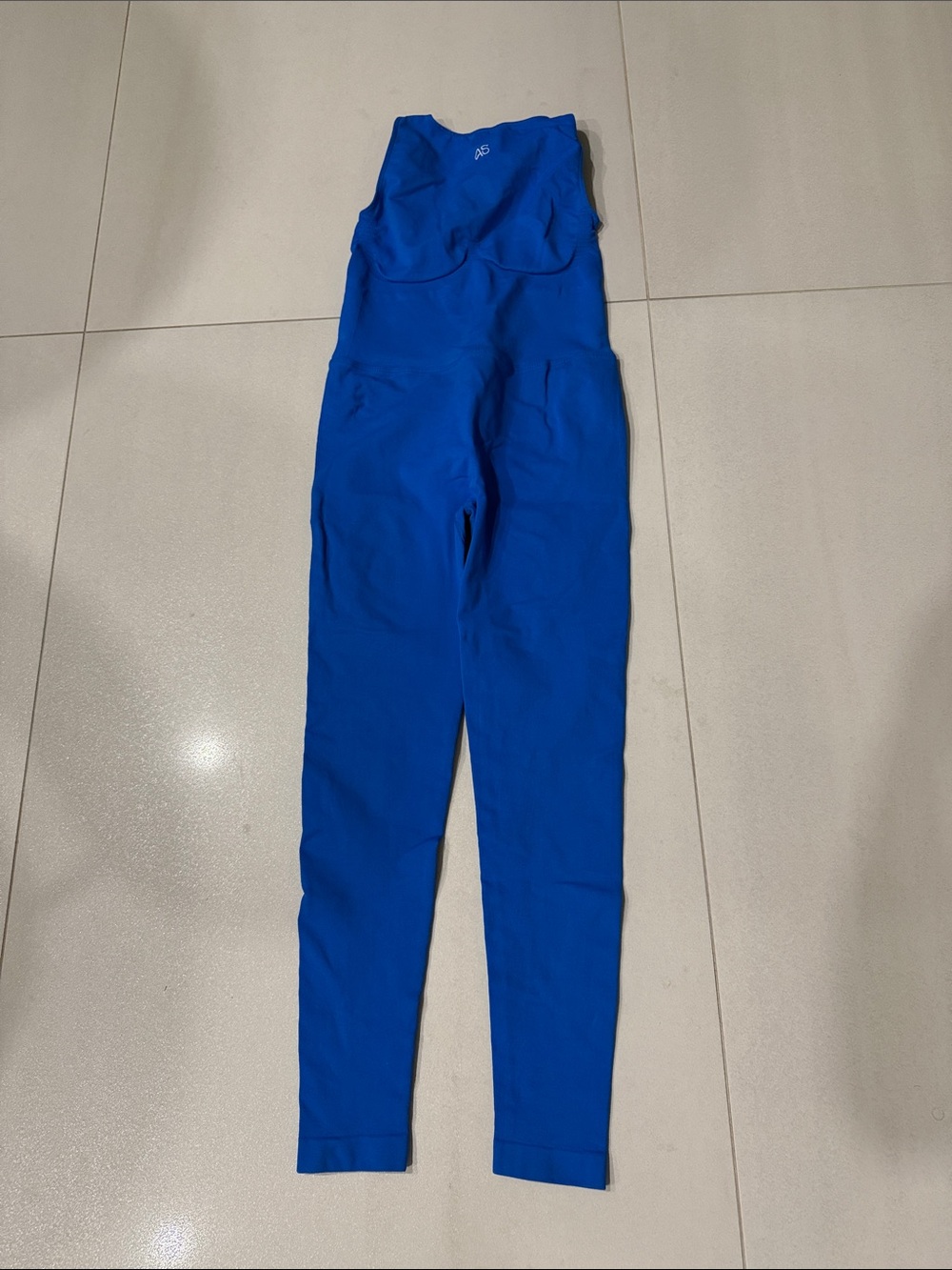 Athletic Royal Blue Sleeveless Jumpsuit